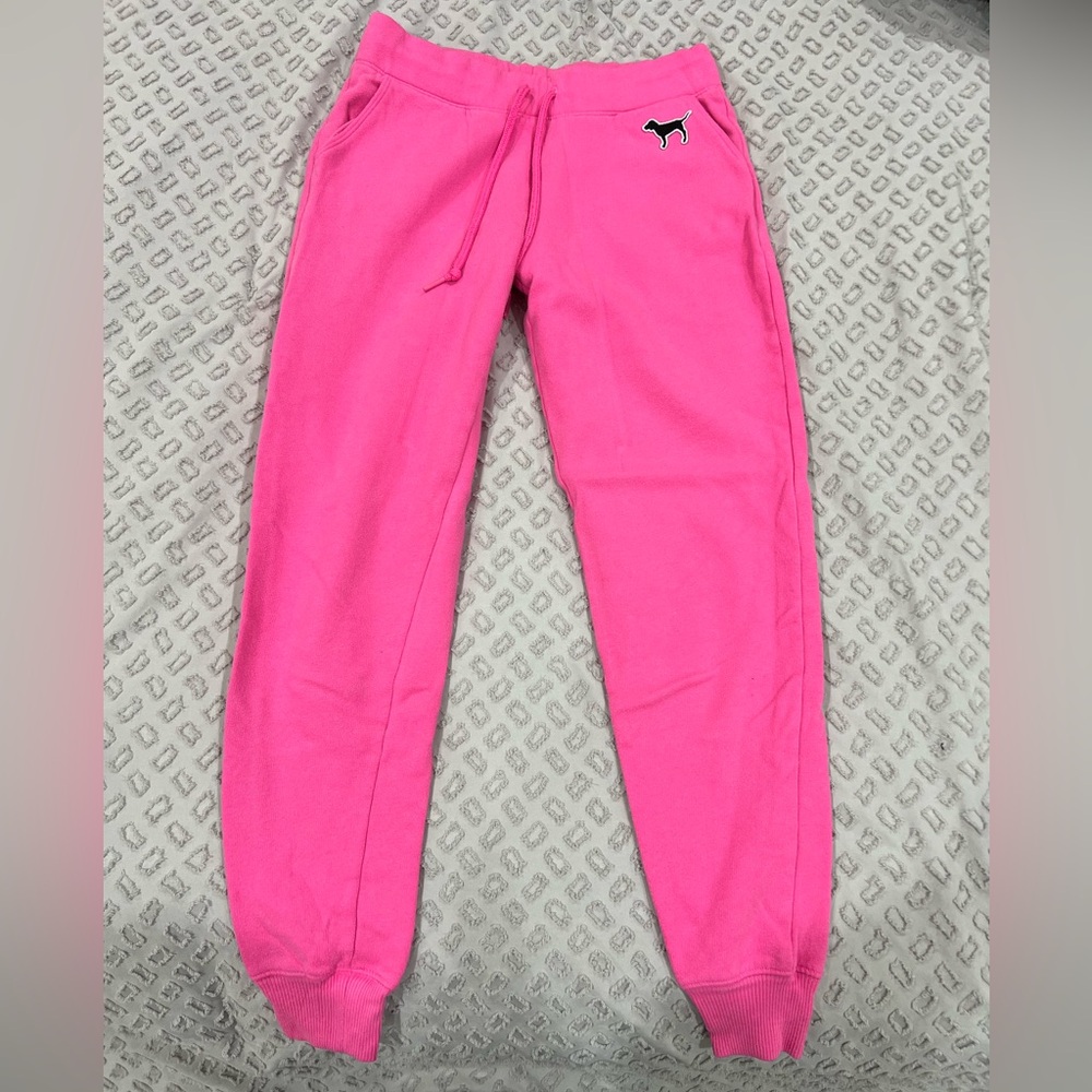 Pink Victoria’s Secret sweatpants
